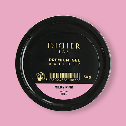 Didier Lab Prémium Építő Zselé, Milky Pink, 50g