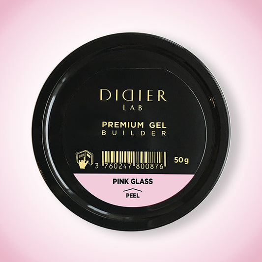 Didier Lab Prémium Építő Zselé,  Pink Glass, 50g