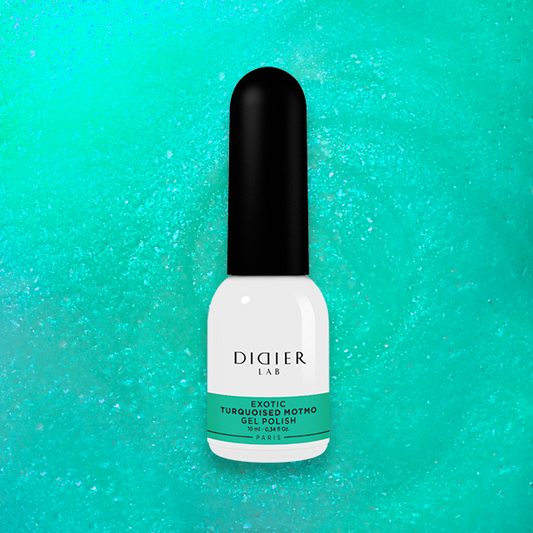 Didier Lab "Exotic" gél lakk Turquoised Motmo, 10ml