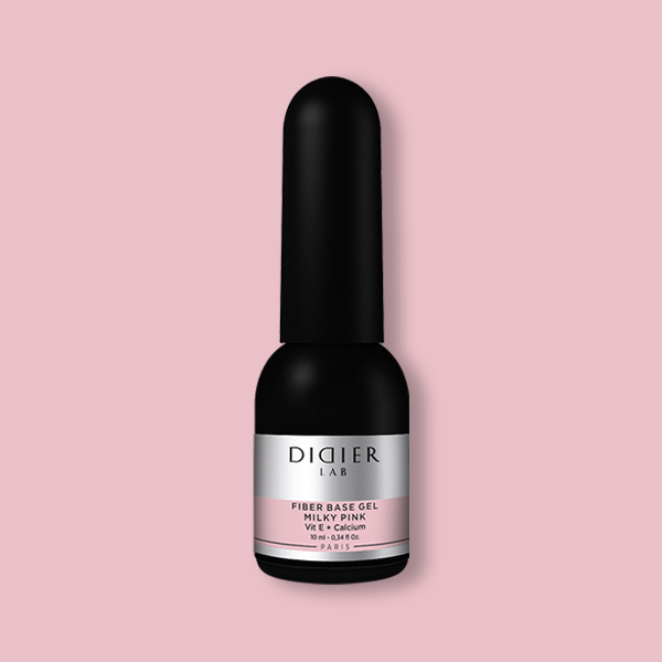 Didier Lab "Smart Fiber Base" üvegszálas alapozó zselé, Milky Pink, 10ml