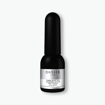 Didier Lab "Smart Fiber Base" üvegszálas alapozó zselé, Shimmer White, 10ml