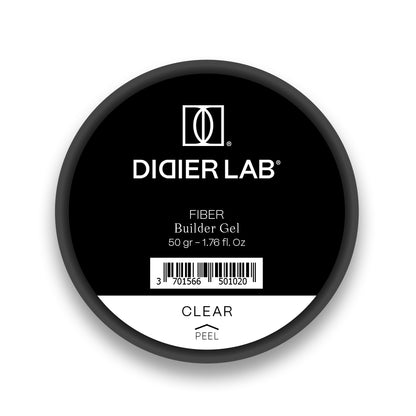 Didier Lab Fiber Builder Gel üvegszálas építőzselé, Clear, 50 g