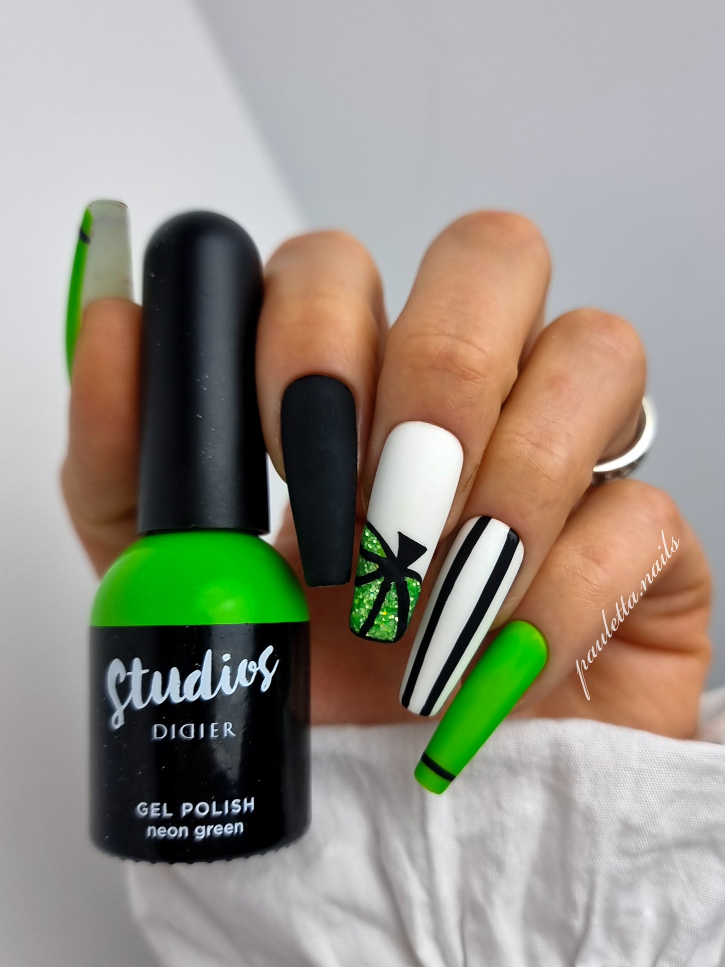 Studios Didier Hibrid Gél Lakk, Neon Green, 8ml