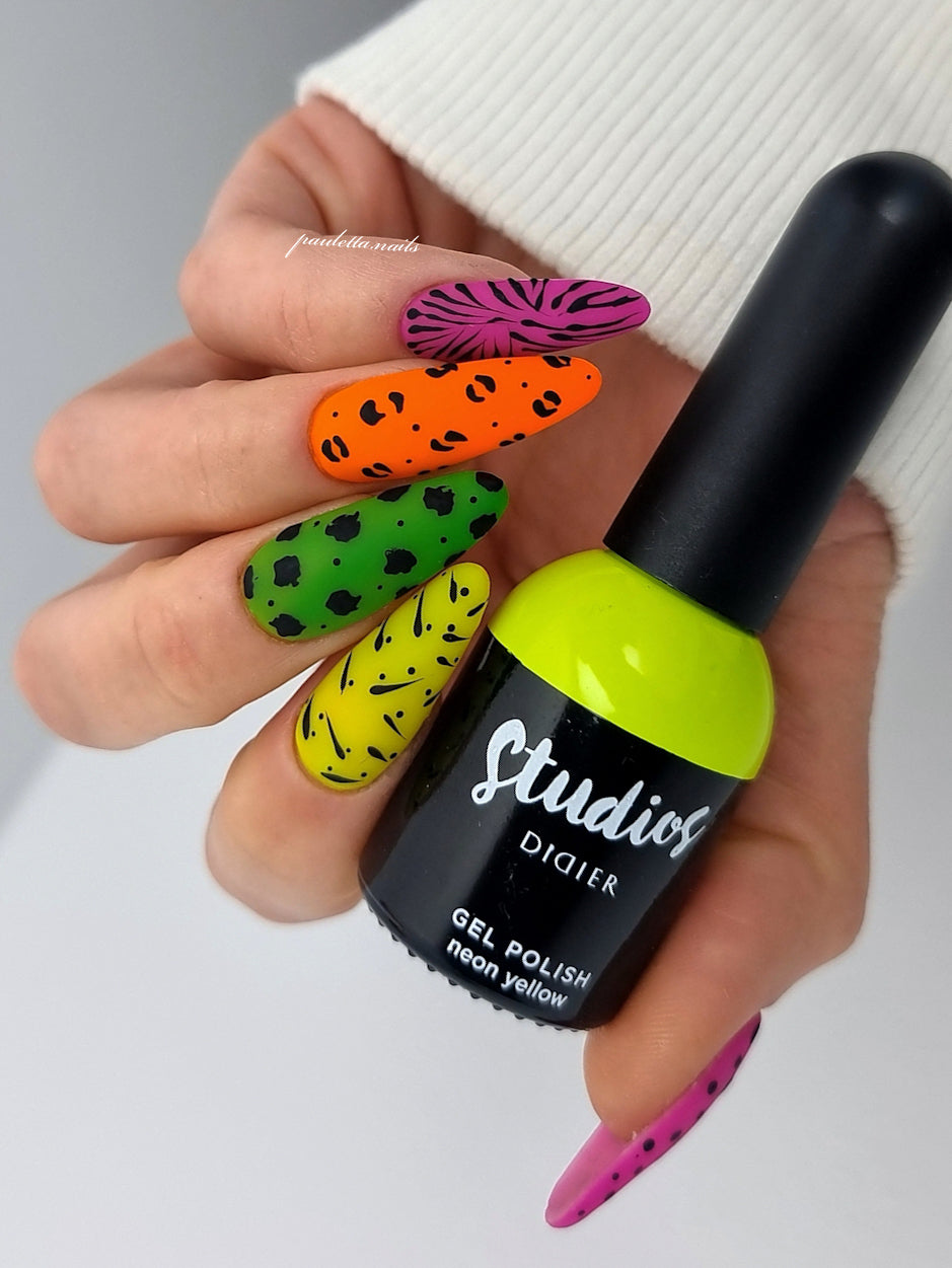 Studios Didier Hibrid Gél Lakk, Neon Yellow, 8ml