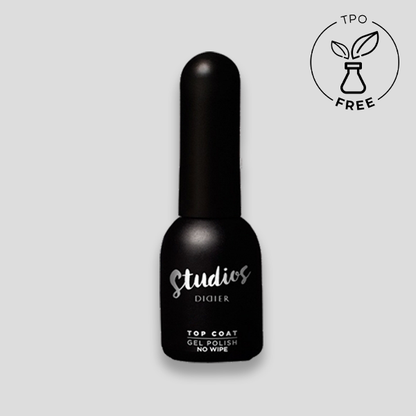 Studios Didier Top Coat No Wipe - fedőréteg gél lakkokhoz, 8ml