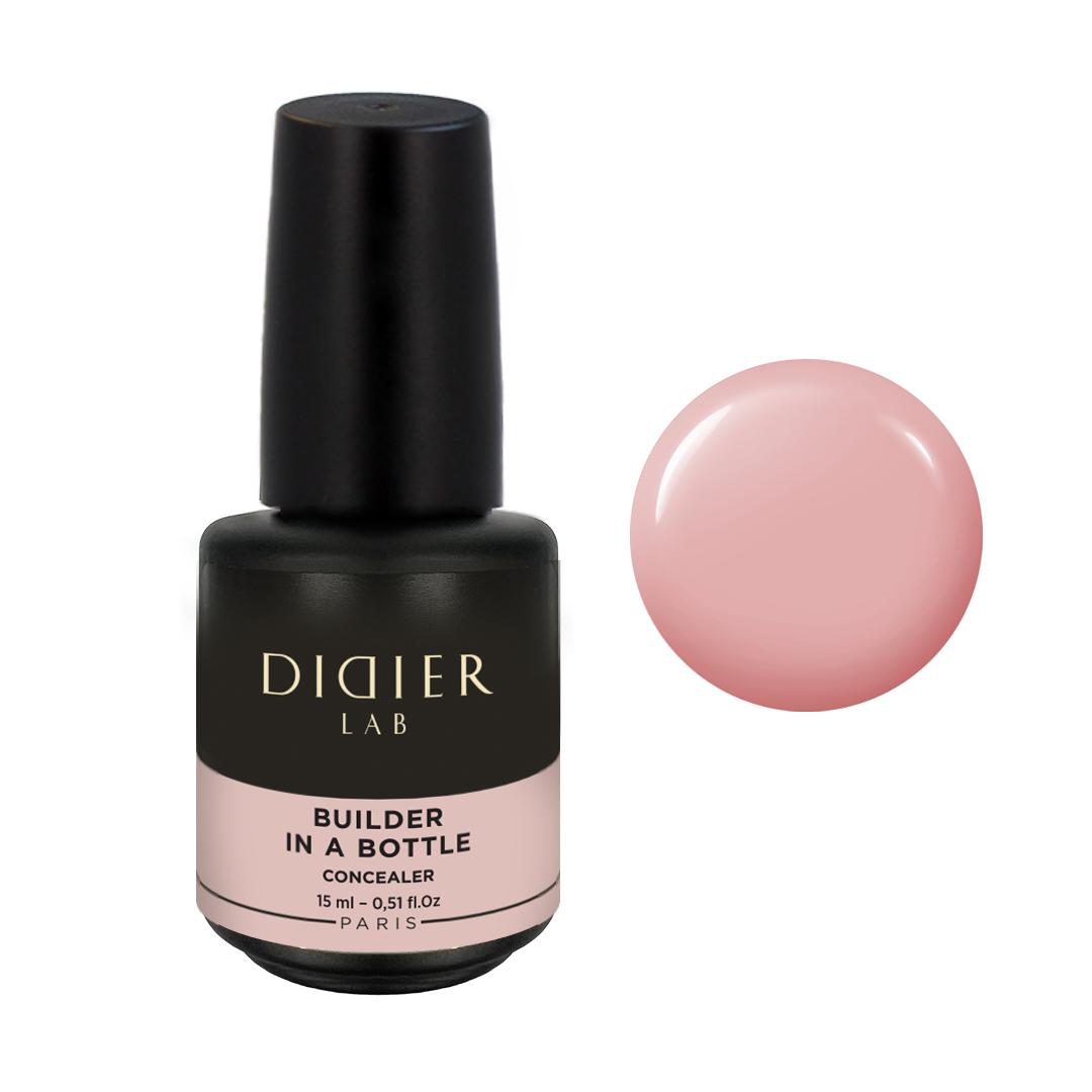 Didier Lab Builder in a Bottle ecsetes építőzselé, Concealer, 15ml