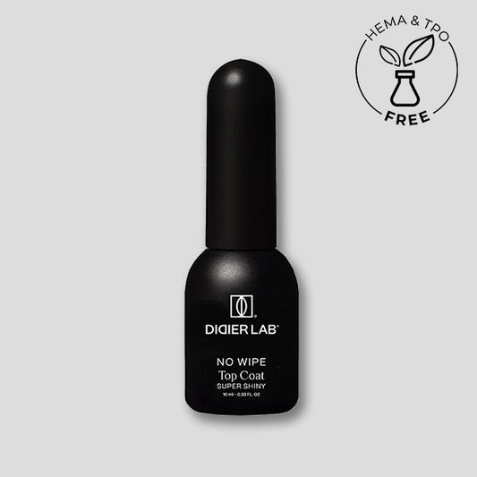 Studios Didier Super Shiny Top Coat No Wipe HEMA & TPO Free szuperfényes fedőlakk, 10 ml