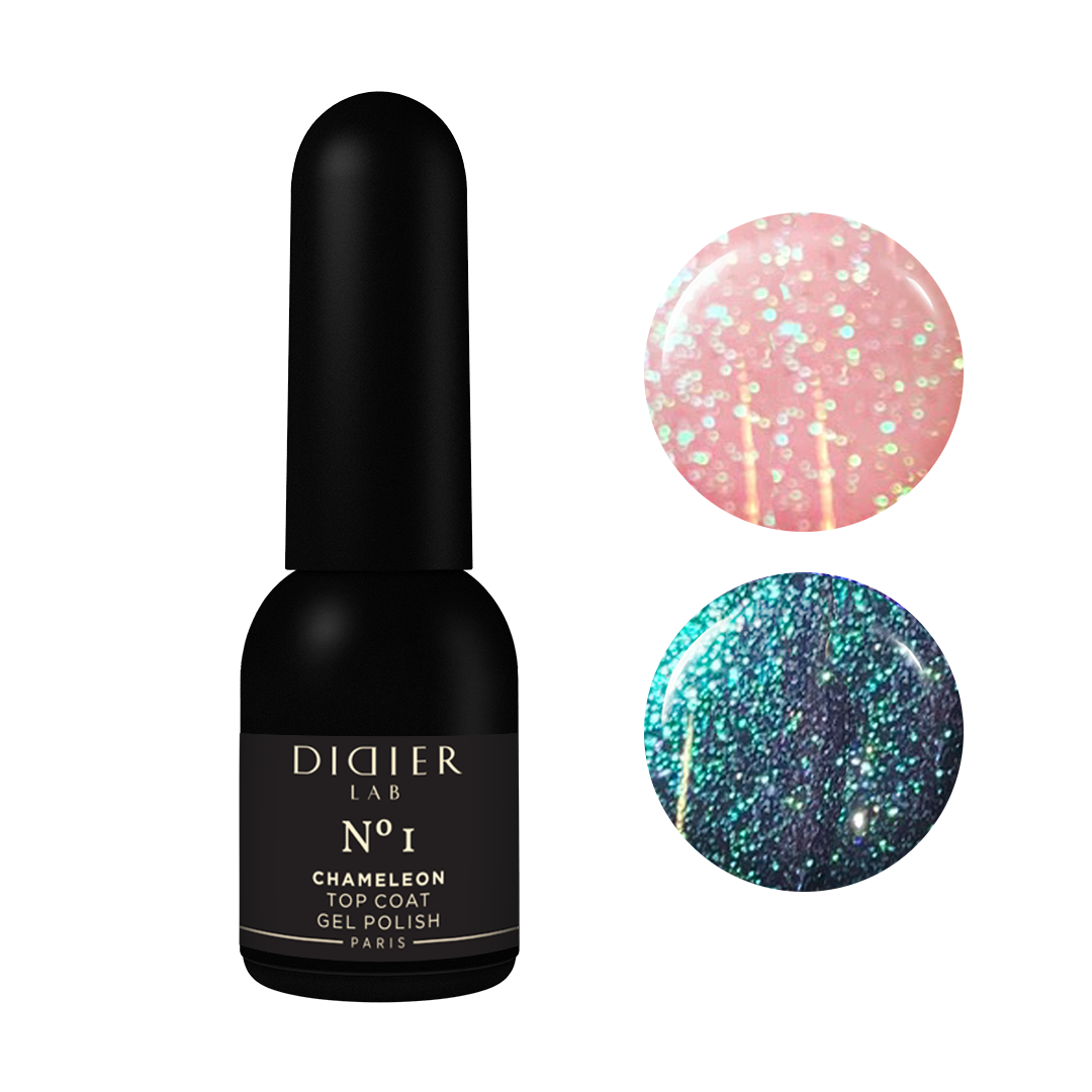 Didier Lab "Chameleon" Top Coat - gél lakk fedőréteg, No.1