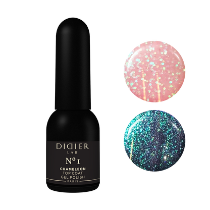 Didier Lab "Chameleon" Top Coat - gél lakk fedőréteg, No.1