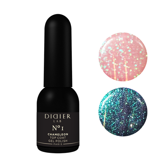 Didier Lab "Chameleon" Top Coat - gél lakk fedőréteg, No.1